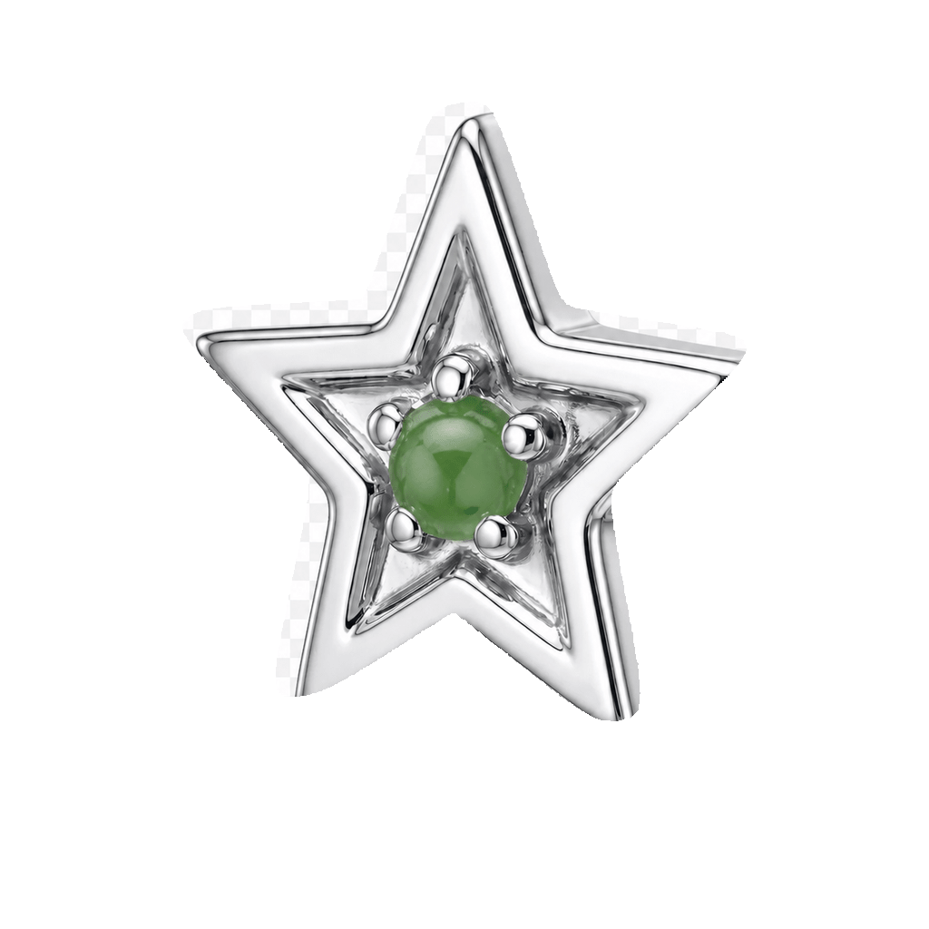 Shining Star - 14K Gold Threadless/Threaded - piercing-zone.com