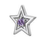 Shining Star - 14K Gold Threadless/Threaded - piercing-zone.com