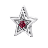 Shining Star - 14K Gold Threadless/Threaded - piercing-zone.com