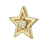 Shining Star - 14K Gold Threadless/Threaded - piercing-zone.com