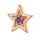 Shining Star - 14K Gold Threadless/Threaded - piercing-zone.com