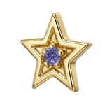 Shining Star - 14K Gold Threadless/Threaded - piercing-zone.com