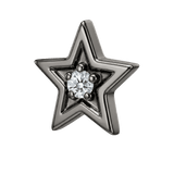 Shining Star - 14K Gold Threadless/Threaded - piercing-zone.com