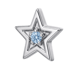 Shining Star - 14K Gold Threadless/Threaded - piercing-zone.com