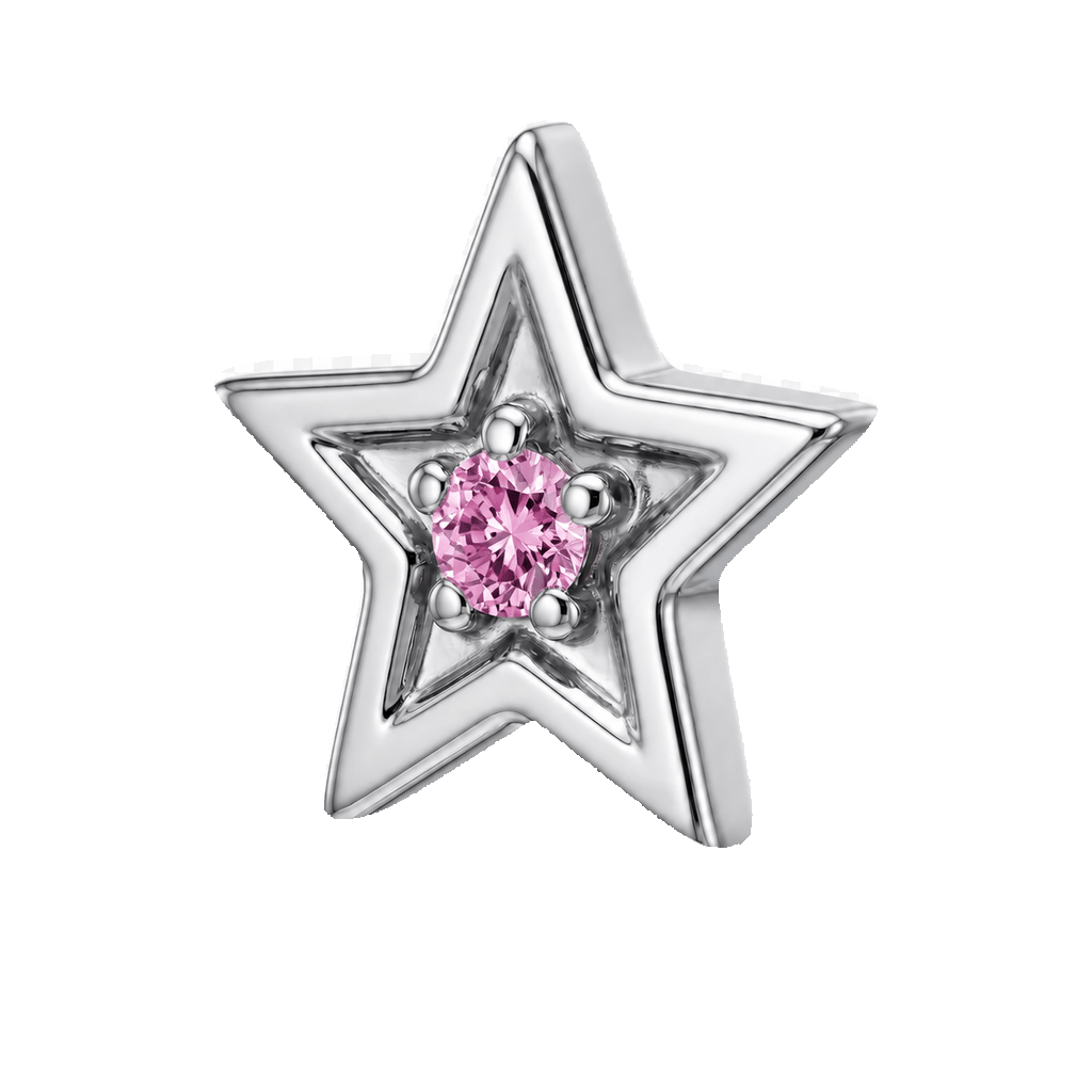 Shining Star - 14K Gold Threadless/Threaded - piercing-zone.com