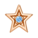 Shining Star - 14K Gold Threadless/Threaded - piercing-zone.com