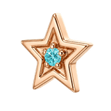 Shining Star - 14K Gold Threadless/Threaded - piercing-zone.com