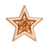 Shining Star - 14K Gold Threadless/Threaded - piercing-zone.com