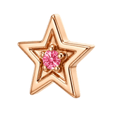 Shining Star - 14K Gold Threadless/Threaded - piercing-zone.com