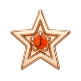 Shining Star - 14K Gold Threadless/Threaded - piercing-zone.com