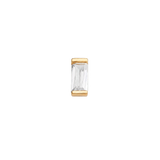Single Baguette – 14K Gold Threadless/Threaded End