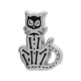 Skele Cat – 14K Gold Threadless/Threaded End - piercing - zone.com