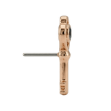 Skeleton Key - 14K Gold Threadless/Threaded - piercing - zone.com