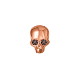 Skull with Gems – 14K Gold Halloween Threadless End - piercing - zone.com