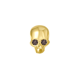 Skull with Gems – 14K Gold Halloween Threadless End - piercing - zone.com