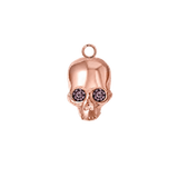 Skull with Gems – 14K & 18K Gold Charm