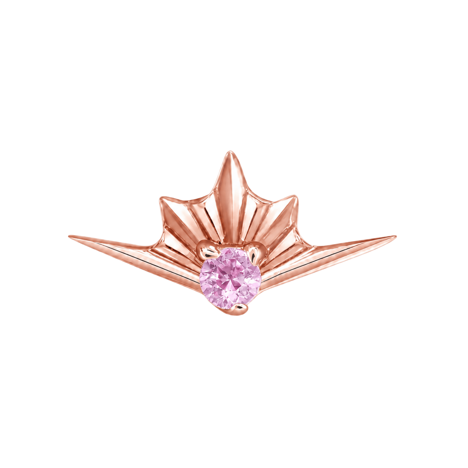 Skye – 14K Gold Threadless/Threaded End - piercing-zone.com