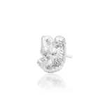 Sloth – Miniature Charm – 14K Gold Threadless End - piercing - zone.com