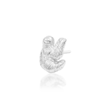 Sloth – Miniature Charm – 14K Gold Threadless End - piercing - zone.com