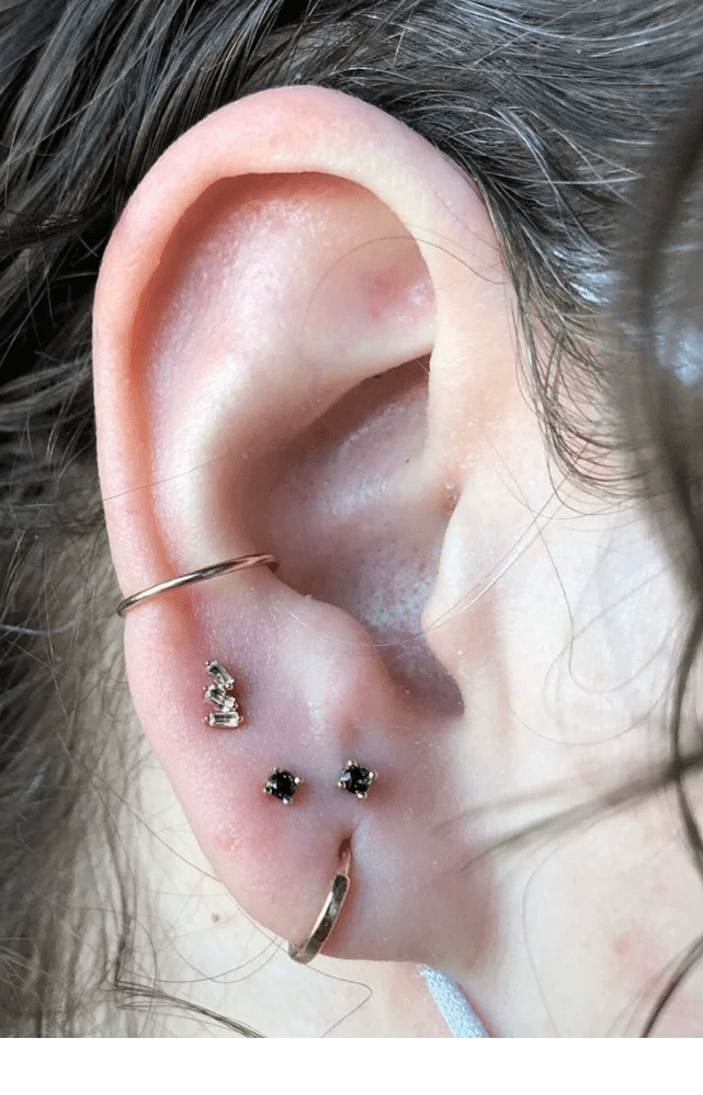 SMOKEY QUARTZ PRONG - THREADLESS END piercing-zone.com