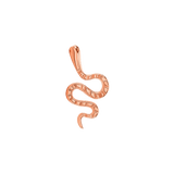 Snake – 14K Gold Threadless & Threaded End - piercing - zone.com