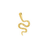 Snake – 14K Gold Threadless & Threaded End - piercing - zone.com