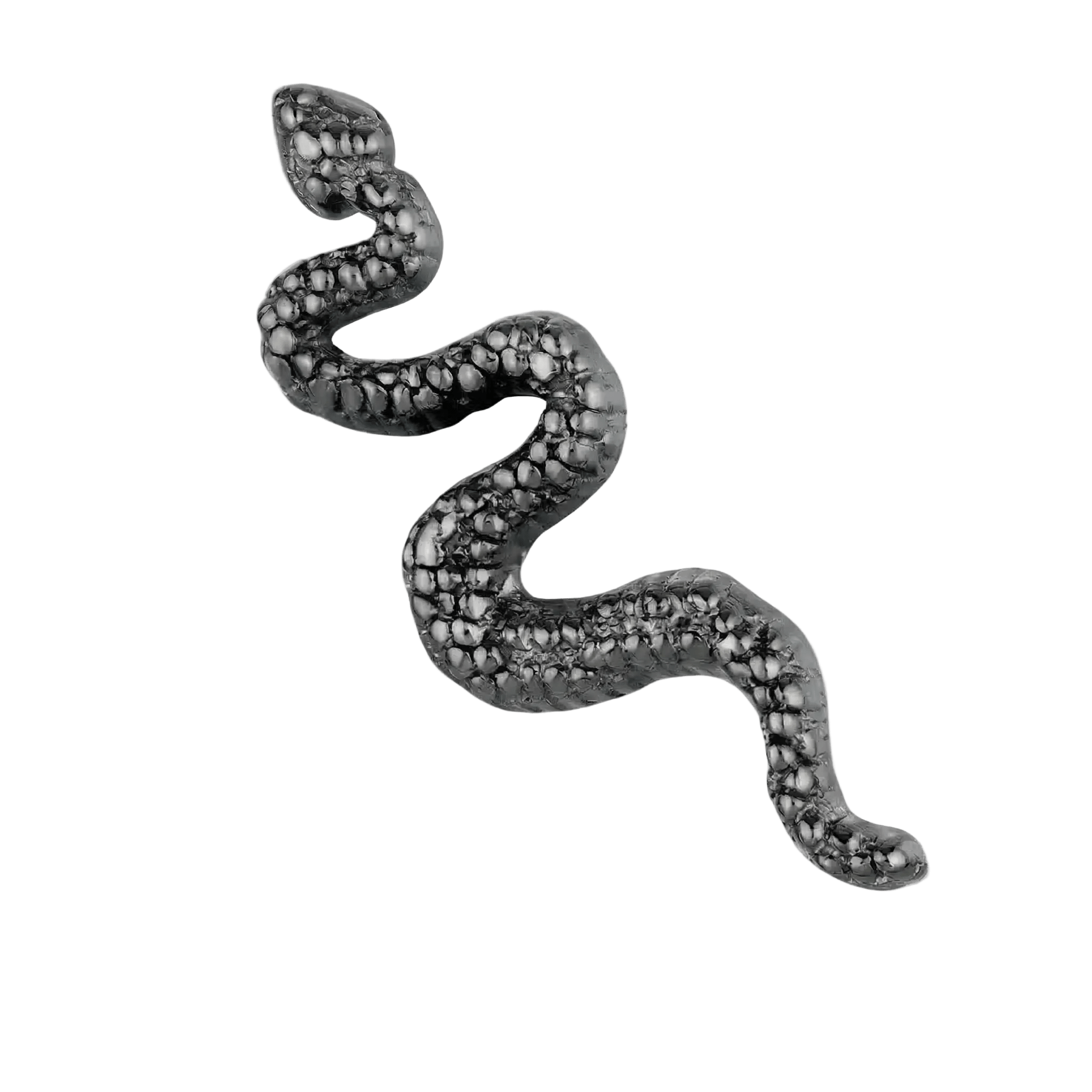 Snake – 14K Gold Threadless/Threaded End - piercing - zone.com