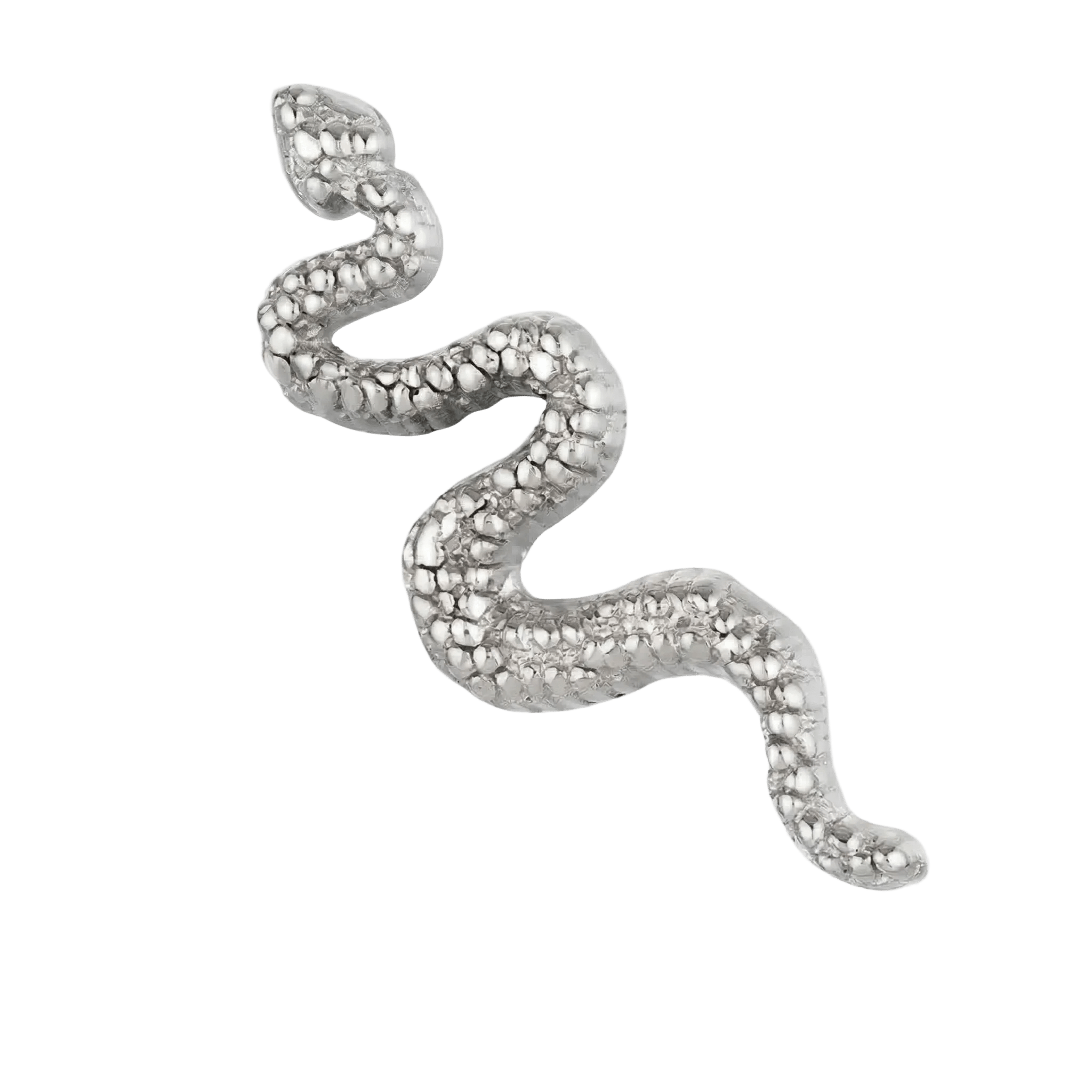 Snake – 14K Gold Threadless/Threaded End - piercing - zone.com