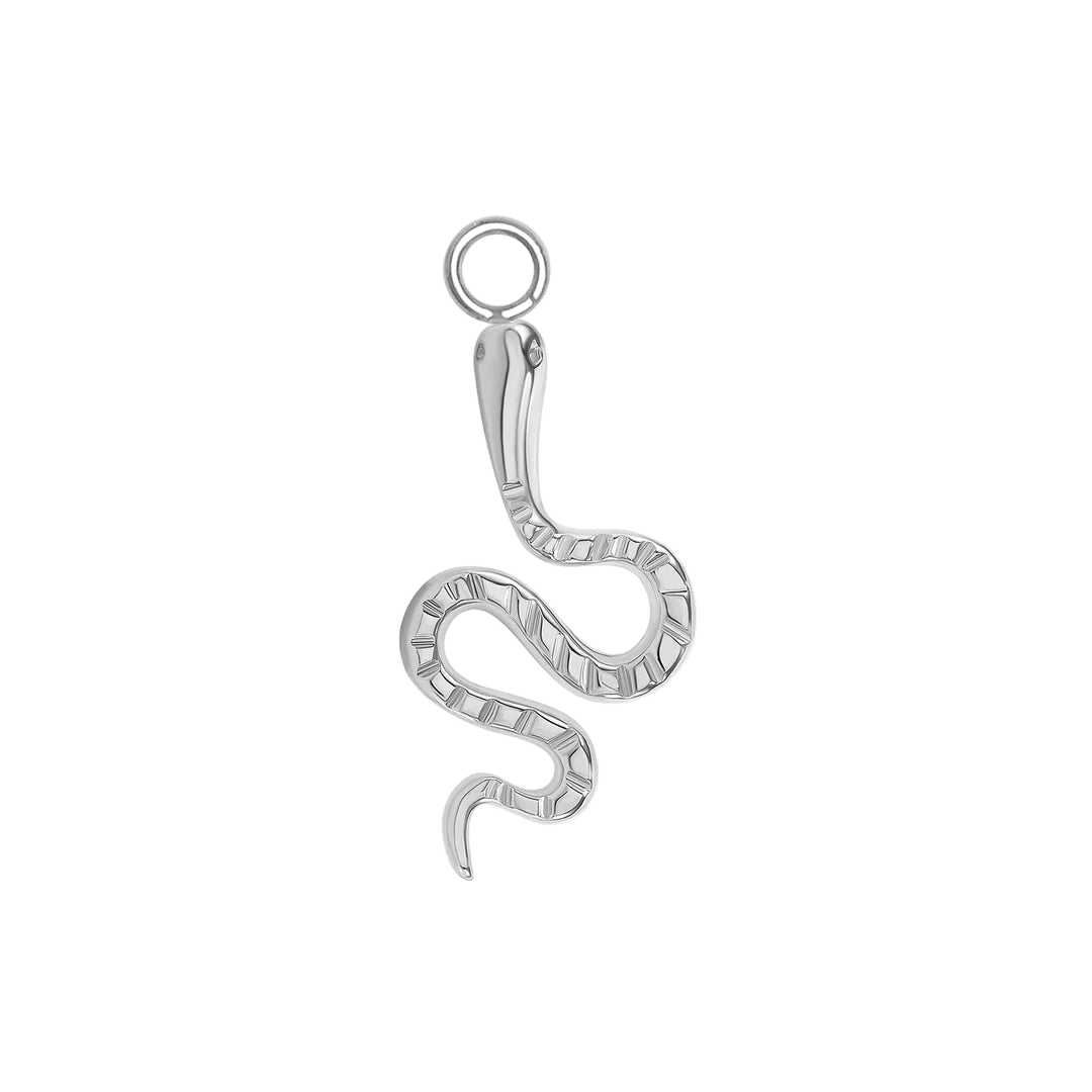 Snake Charm – 14K Gold Dangle - piercing - zone.com