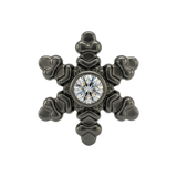 Snowflake - 14K Gold Threadless/Threaded