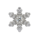 Snowflake - 14K Gold Threadless/Threaded