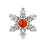 Snowflake - 14K Gold Threadless/Threaded - piercing-zone.com