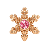 Snowflake - 14K Gold Threadless/Threaded - piercing-zone.com