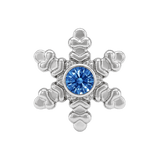 Snowflake - 14K Gold Threadless/Threaded - piercing-zone.com