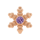 Snowflake - 14K Gold Threadless/Threaded - piercing-zone.com