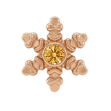 Snowflake - 14K Gold Threadless/Threaded - piercing-zone.com