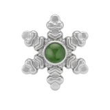 Snowflake - 14K Gold Threadless/Threaded - piercing-zone.com