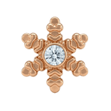 Snowflake - 14K Gold Threadless/Threaded - piercing-zone.com