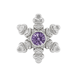 Snowflake - 14K Gold Threadless/Threaded - piercing-zone.com