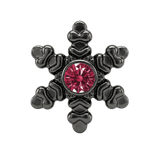 Snowflake - 14K Gold Threadless/Threaded - piercing-zone.com