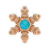 Snowflake - 14K Gold Threadless/Threaded - piercing-zone.com