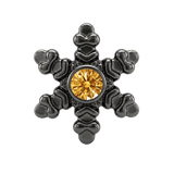 Snowflake - 14K Gold Threadless/Threaded - piercing-zone.com