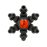 Snowflake - 14K Gold Threadless/Threaded - piercing-zone.com