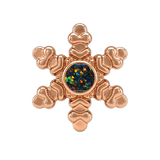 Snowflake - 14K Gold Threadless/Threaded - piercing-zone.com