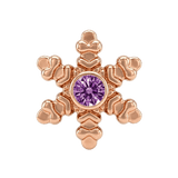 Snowflake - 14K Gold Threadless/Threaded - piercing-zone.com