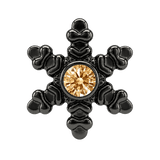 Snowflake - 14K Gold Threadless/Threaded - piercing-zone.com