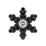 Snowflake - 14K Gold Threadless/Threaded - piercing-zone.com