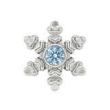 Snowflake - 14K Gold Threadless/Threaded - piercing-zone.com