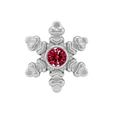 Snowflake - 14K Gold Threadless/Threaded - piercing-zone.com
