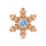 Snowflake - 14K Gold Threadless/Threaded - piercing-zone.com